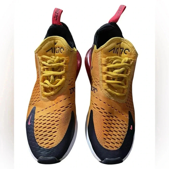 Nike Air Max 270 Tiger Men's University Gold & Red - Picture 2 of 4